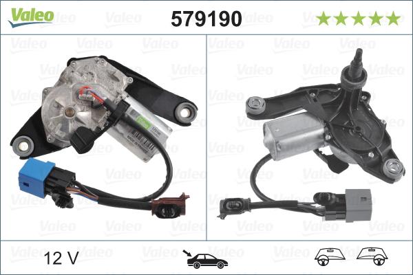 Valeo 579190 - Moteur d'essuie-glace cwaw.fr