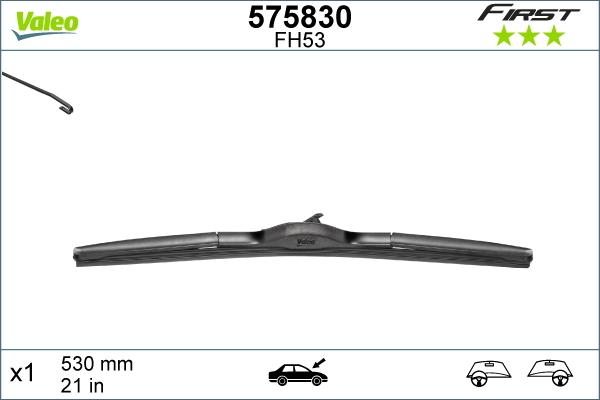 Valeo 575830 - Balai d'essuie-glace cwaw.fr