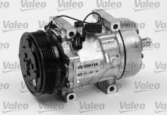 Valeo 699166 - Compresseur, climatisation cwaw.fr