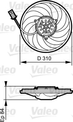 Valeo 696367 - Ventilateur, refroidissement du moteur cwaw.fr