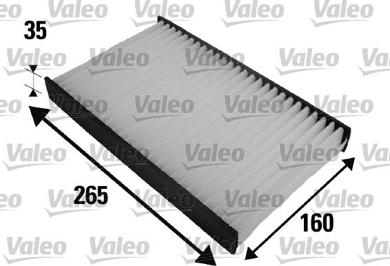 Valeo 698454 - Filtre, air de l'habitacle cwaw.fr