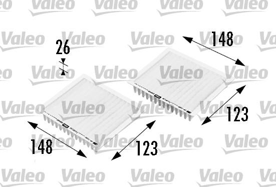 Valeo 698469 - Filtre, air de l'habitacle cwaw.fr