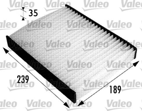 Valeo 698694 - Filtre, air de l'habitacle cwaw.fr