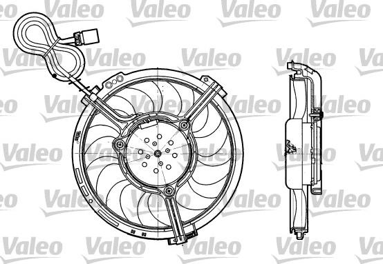 Valeo 698658 - Ventilateur, refroidissement du moteur cwaw.fr