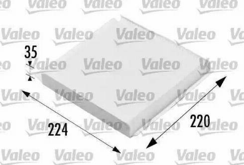 Valeo 708657 - Filtre, air de l'habitacle cwaw.fr