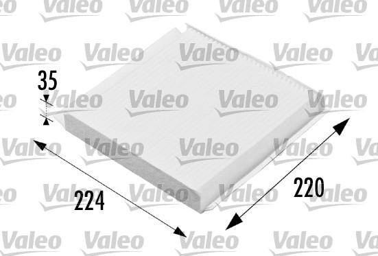 Valeo 698657 - Filtre, air de l'habitacle cwaw.fr