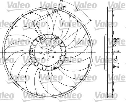 Valeo 698610 - Ventilateur, refroidissement du moteur cwaw.fr