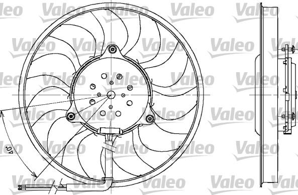 Valeo 698611 - Ventilateur, refroidissement du moteur cwaw.fr