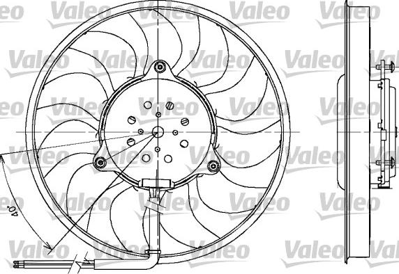 Valeo 698612 - Ventilateur, refroidissement du moteur cwaw.fr