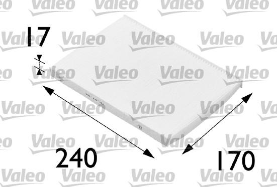 Valeo 698689 - Filtre, air de l'habitacle cwaw.fr