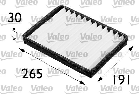 Valeo 698163 - Filtre, air de l'habitacle cwaw.fr