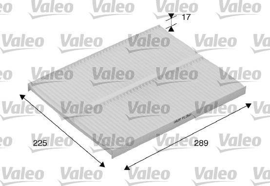 Valeo 698167 - Filtre, air de l'habitacle cwaw.fr