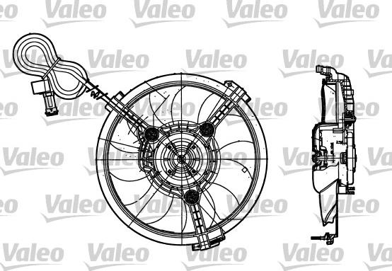 Valeo 698182 - Ventilateur, refroidissement du moteur cwaw.fr