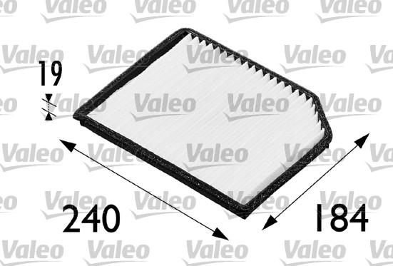 Valeo 698173 - Filtre, air de l'habitacle cwaw.fr