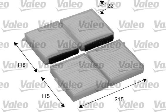 Valeo 698891 - Filtre, air de l'habitacle cwaw.fr