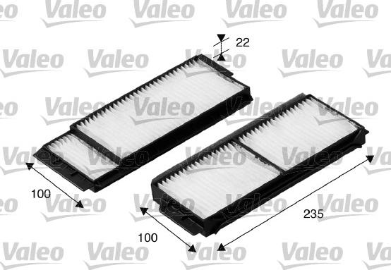 Valeo 698892 - Filtre, air de l'habitacle cwaw.fr