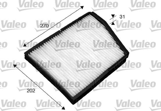 Valeo 698859 - Filtre, air de l'habitacle cwaw.fr