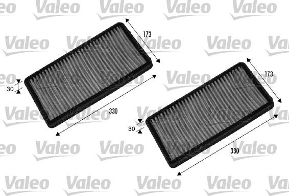 Valeo 698857 - Filtre, air de l'habitacle cwaw.fr