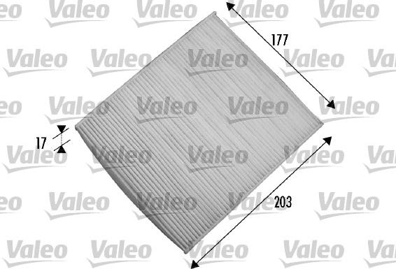 Valeo 698866 - Filtre, air de l'habitacle cwaw.fr