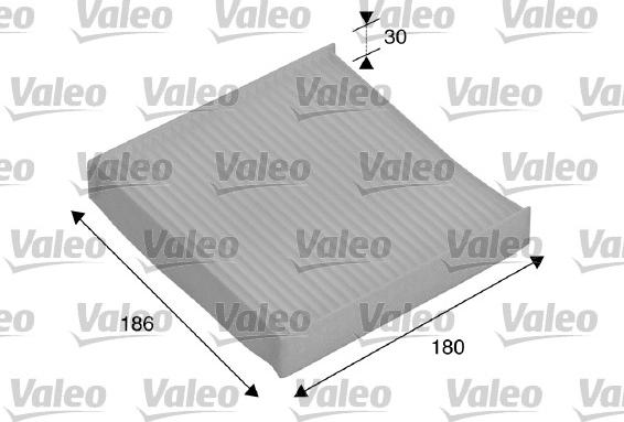 Valeo 698886 - Filtre, air de l'habitacle cwaw.fr