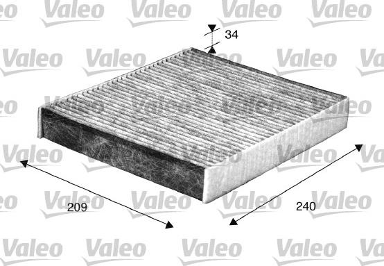 Valeo 698883 - Filtre, air de l'habitacle cwaw.fr