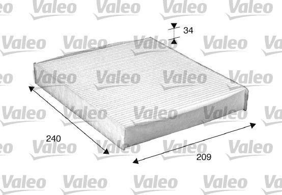 Valeo 698882 - Filtre, air de l'habitacle cwaw.fr