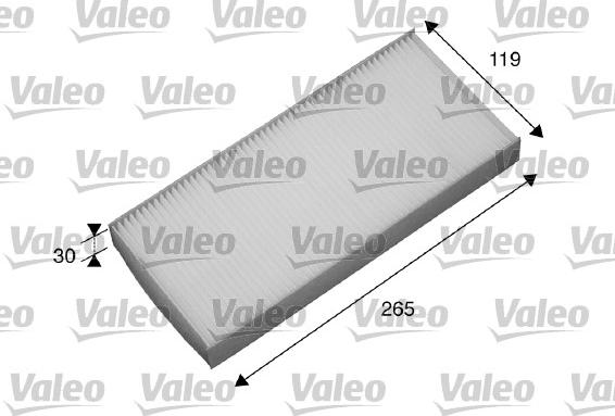 Valeo 698878 - Filtre, air de l'habitacle cwaw.fr