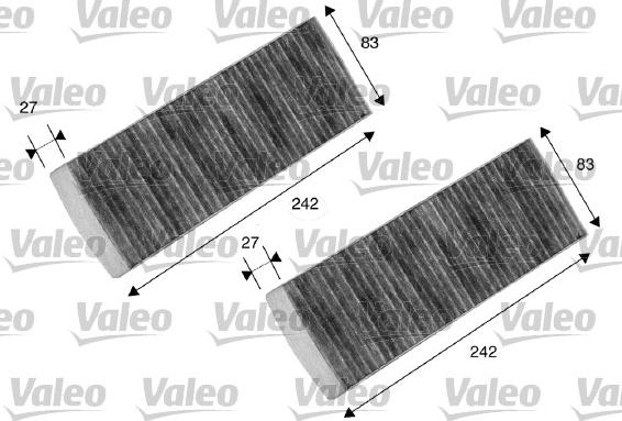 Valeo 698873 - Filtre, air de l'habitacle cwaw.fr