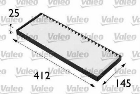 Valeo 708202 - Filtre, air de l'habitacle cwaw.fr