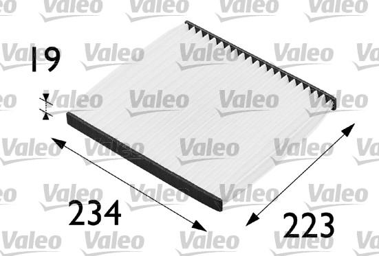 Valeo 698279 - Filtre, air de l'habitacle cwaw.fr