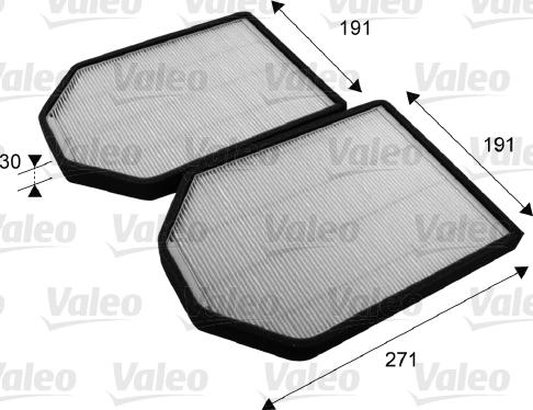 Valeo 698790 - Filtre, air de l'habitacle cwaw.fr