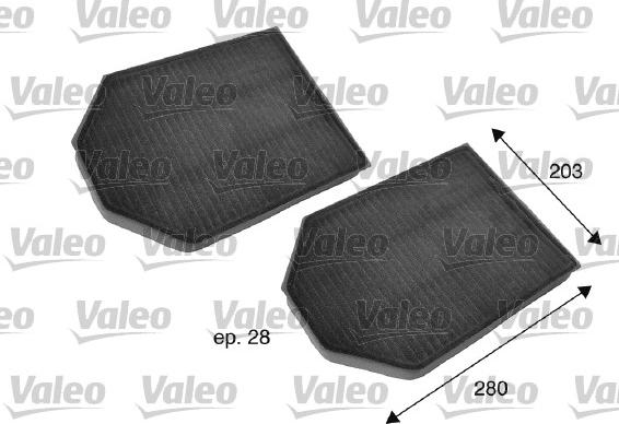 Valeo 698791 - Filtre, air de l'habitacle cwaw.fr