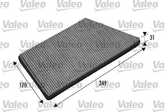 Valeo 698749 - Filtre, air de l'habitacle cwaw.fr