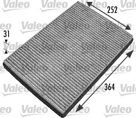 Valeo 698744 - Filtre, air de l'habitacle cwaw.fr