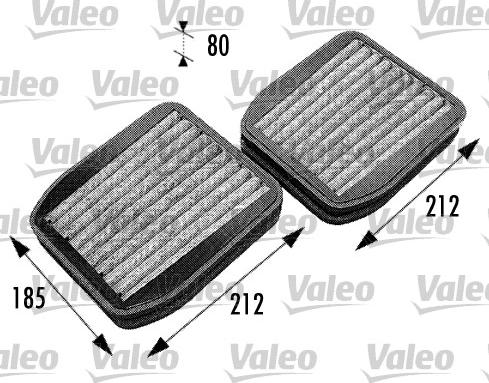 Valeo 698740 - Filtre, air de l'habitacle cwaw.fr