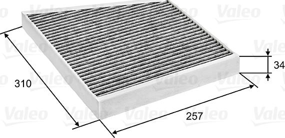 Valeo 698741 - Filtre, air de l'habitacle cwaw.fr