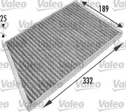 Valeo 698743 - Filtre, air de l'habitacle cwaw.fr