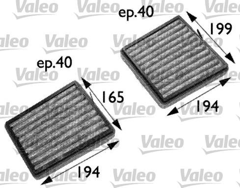 Valeo 698742 - Filtre, air de l'habitacle cwaw.fr