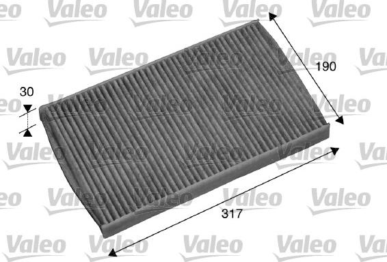 Valeo 698751 - Filtre, air de l'habitacle cwaw.fr