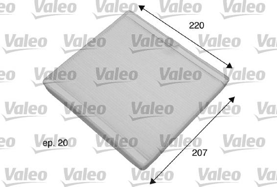 Valeo 698769 - Filtre, air de l'habitacle cwaw.fr