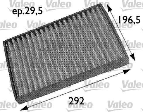 Valeo 698709 - Filtre, air de l'habitacle cwaw.fr