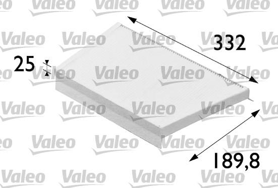 Valeo 698700 - Filtre, air de l'habitacle cwaw.fr