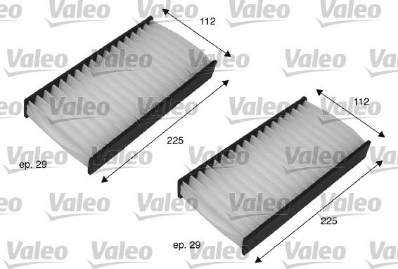 Valeo 698735 - Filtre, air de l'habitacle cwaw.fr