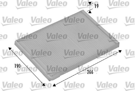 Valeo 698731 - Filtre, air de l'habitacle cwaw.fr