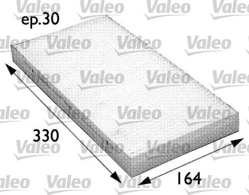 Valeo 698726 - Filtre, air de l'habitacle cwaw.fr