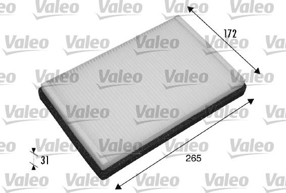 Valeo 698770 - Filtre, air de l'habitacle cwaw.fr