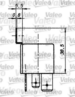 Valeo 643828 - Relais, courant de travail cwaw.fr