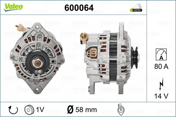 Valeo 600064 - Alternateur cwaw.fr