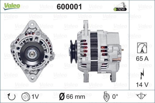 Valeo 600001 - Alternateur cwaw.fr