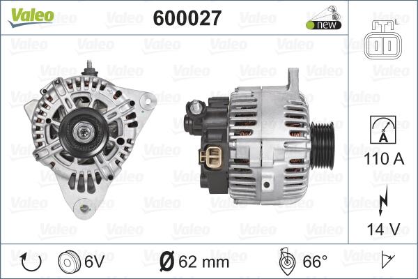 Valeo 600027 - Alternateur cwaw.fr